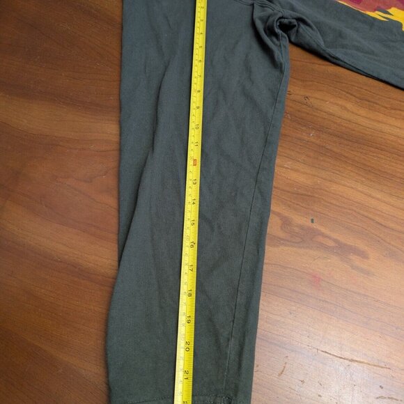 Vtg Y2K Marithe Francois Girbaud Mens 3XL Graffiti Spell Out Green Shirt Distrd - Picture 11 of 16